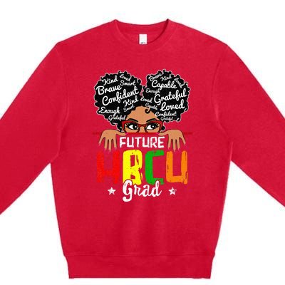 Future HBCU Grad Affirmation HBCU Future Black College Premium Crewneck Sweatshirt