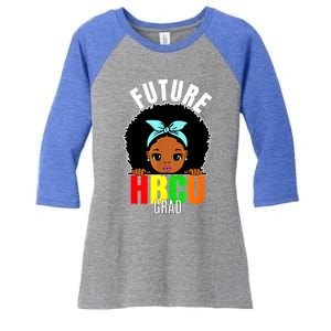 Future Hbcu Grad Graduation Historically Black College Cool Gift Women's Tri-Blend 3/4-Sleeve Raglan Shirt