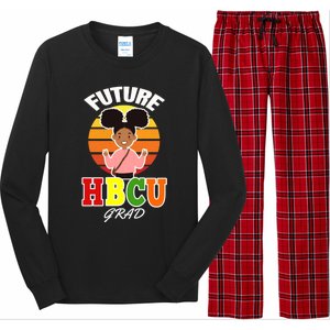 Future Hbcu Grad Graduation Historically Black College Funny Gift Long Sleeve Pajama Set