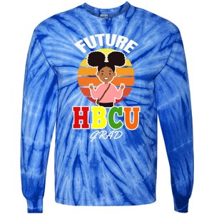 Future Hbcu Grad Graduation Historically Black College Funny Gift Tie-Dye Long Sleeve Shirt