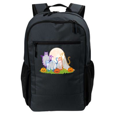 Funny Halloween Ghost Cats Daily Commute Backpack