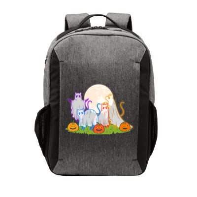 Funny Halloween Ghost Cats Vector Backpack