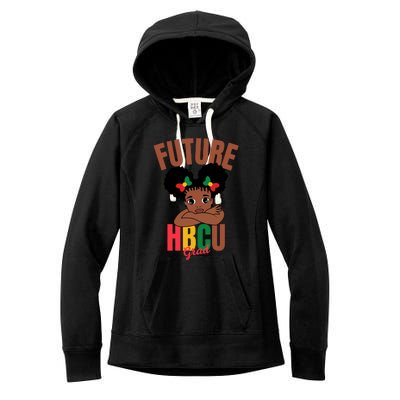 Future HBCU Grad Graduation Historically Black College Girl Women's Fleece Hoodie