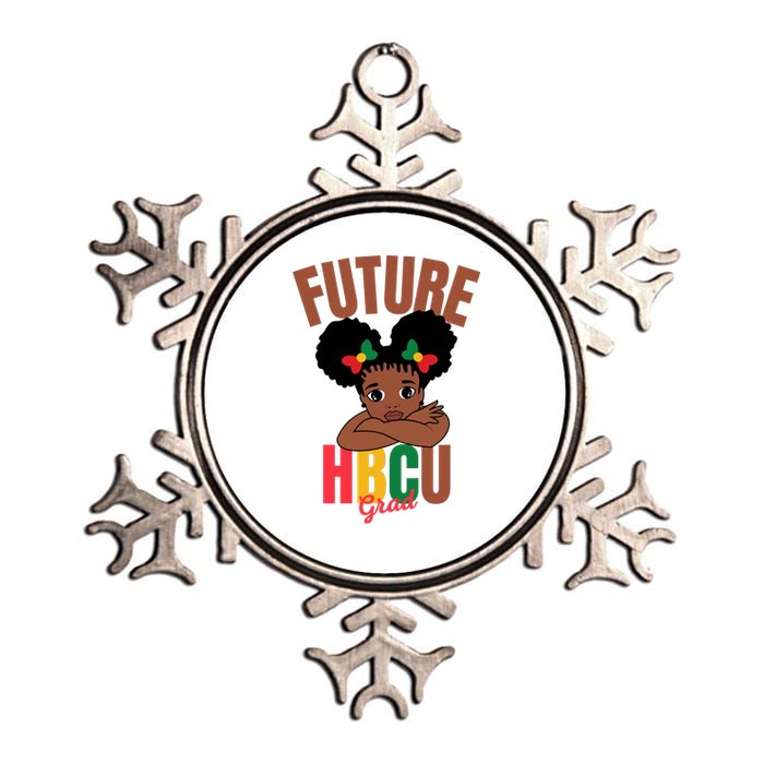 Future HBCU Grad Graduation Historically Black College Girl Metallic Star Ornament