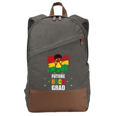 Future Hbcu Grad Boy Graduation Historically Black College Cotton Canvas Backpack