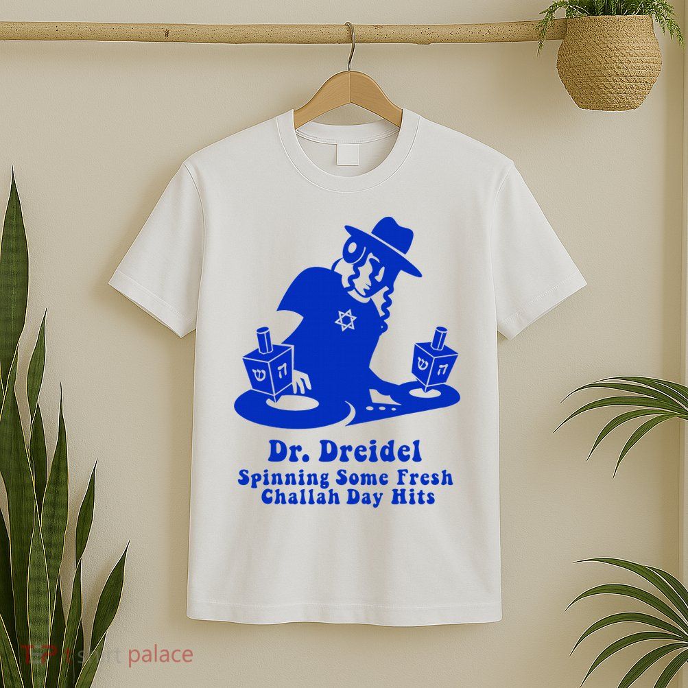 Funny Hanukkah Gift Chanukah DJ Dr. Dreidel Party  T-Shirt