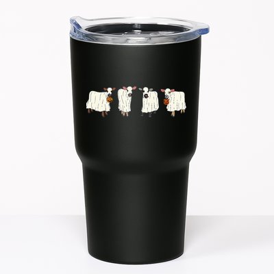Funny Halloween Ghost Cows Trick Or Treat Cow Lover Tumbler