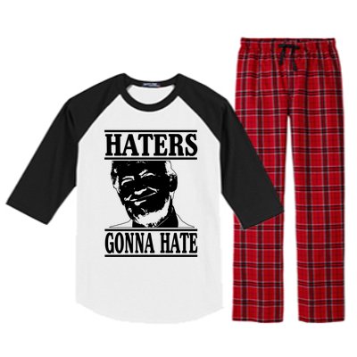 Funny Haters Gonna Hate Donald Trump Gift Presidenmeaningful Gift Raglan Sleeve Pajama Set