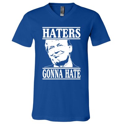 Funny Haters Gonna Hate Donald Trump Gift Presidenmeaningful Gift V-Neck T-Shirt