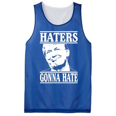 Funny Haters Gonna Hate Donald Trump Gift Presidenmeaningful Gift Mesh Reversible Basketball Jersey Tank