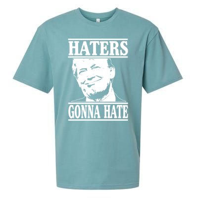 Funny Haters Gonna Hate Donald Trump Gift Presidenmeaningful Gift Sueded Cloud Jersey T-Shirt