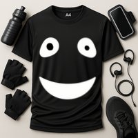 Funny Halloween Ghost Face Retro Spooky Performance Shirt