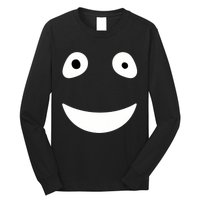 Funny Halloween Ghost Face Retro Spooky Long Sleeve Shirt