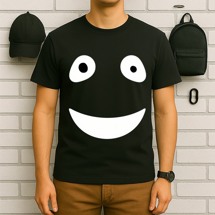 Funny Halloween Ghost Face Retro Spooky T-Shirt