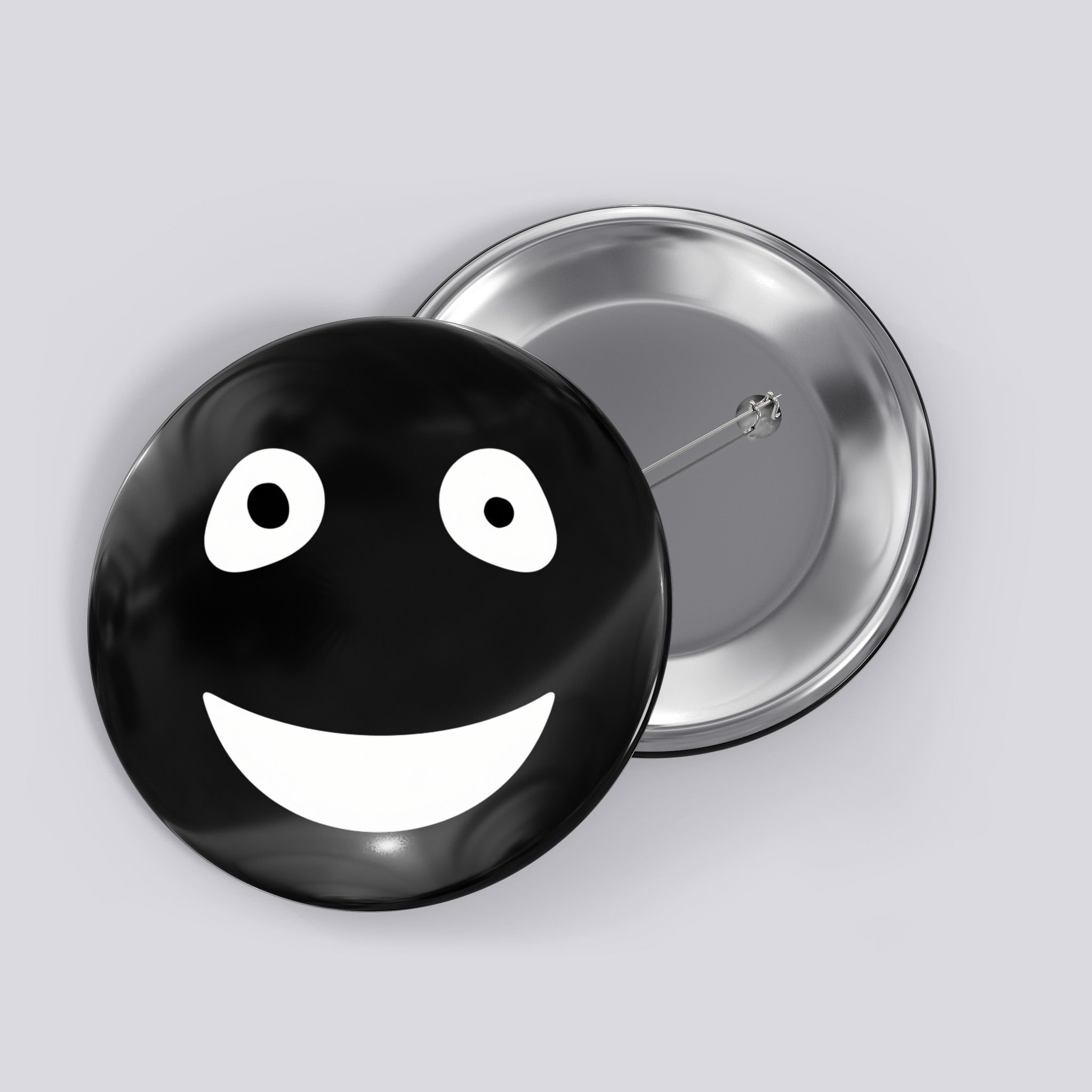 Funny Halloween Ghost Face Retro Spooky Button