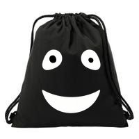 Funny Halloween Ghost Face Retro Spooky Drawstring Bag
