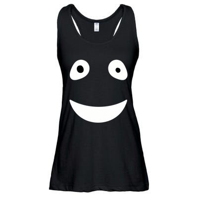 Funny Halloween Ghost Face Retro Spooky Ladies Essential Flowy Tank