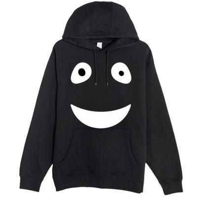 Funny Halloween Ghost Face Retro Spooky Premium Pullover Hoodie