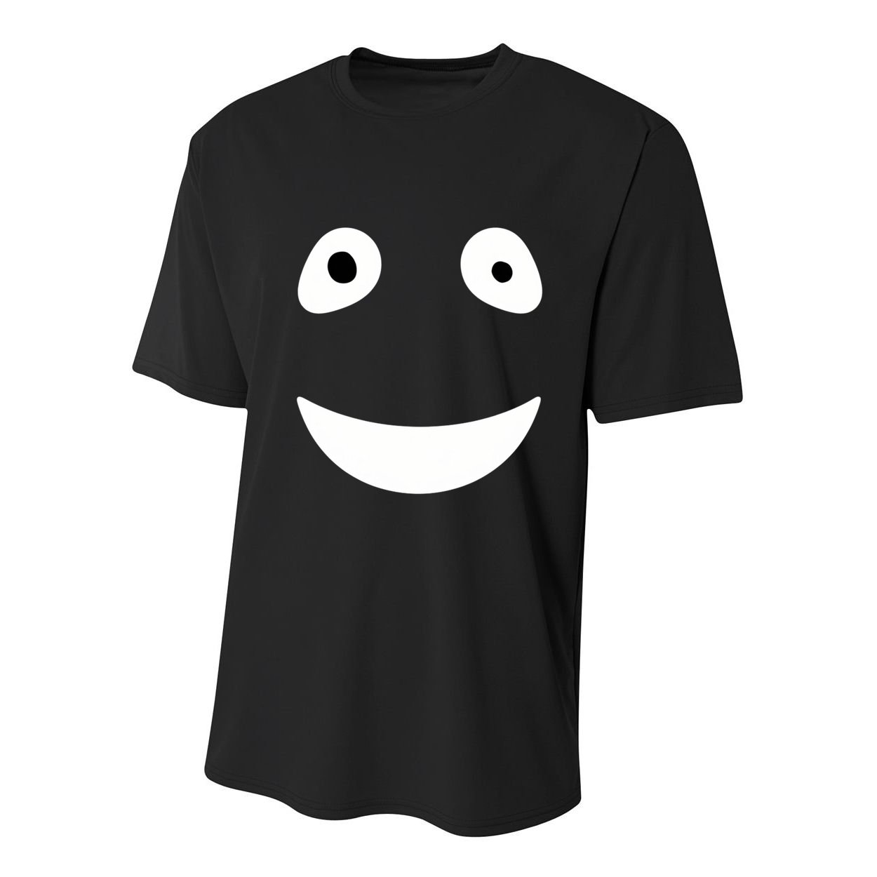 Funny Halloween Ghost Face Retro Spooky Youth Performance Sprint T-Shirt