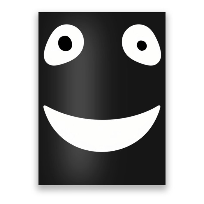 Funny Halloween Ghost Face Retro Spooky Poster