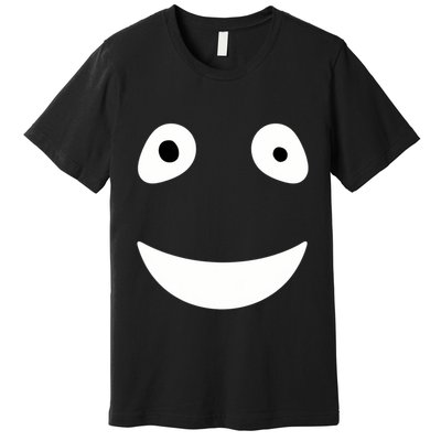 Funny Halloween Ghost Face Retro Spooky Premium T-Shirt