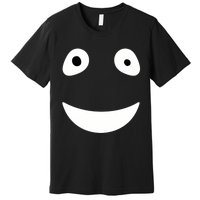 Funny Halloween Ghost Face Retro Spooky Premium T-Shirt