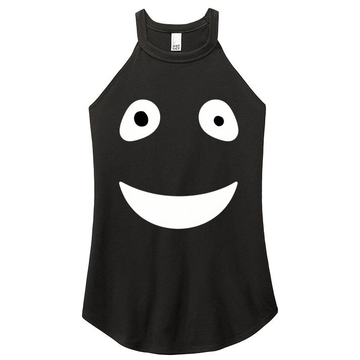 Funny Halloween Ghost Face Retro Spooky Women's Perfect Tri Rocker Tank