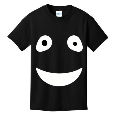Funny Halloween Ghost Face Retro Spooky Kids T-Shirt