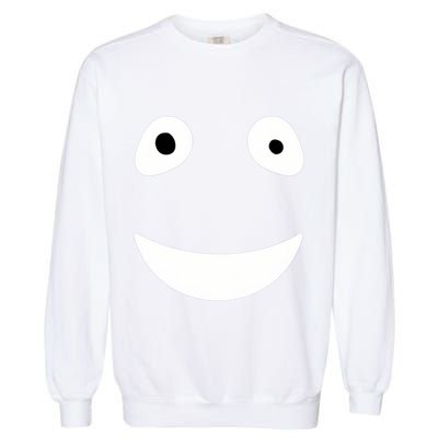 Funny Halloween Ghost Face Retro Spooky Garment-Dyed Sweatshirt
