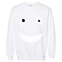 Funny Halloween Ghost Face Retro Spooky Garment-Dyed Sweatshirt