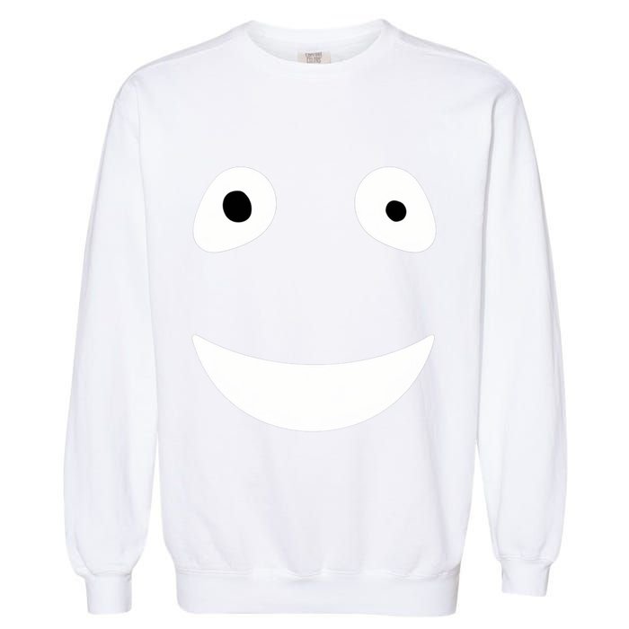 Funny Halloween Ghost Face Retro Spooky Garment-Dyed Sweatshirt