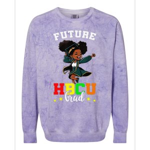 Future HBCU Grad Graduation HBCU Future College Student Colorblast Crewneck Sweatshirt