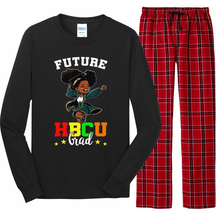 Future HBCU Grad Graduation HBCU Future College Student Long Sleeve Pajama Set