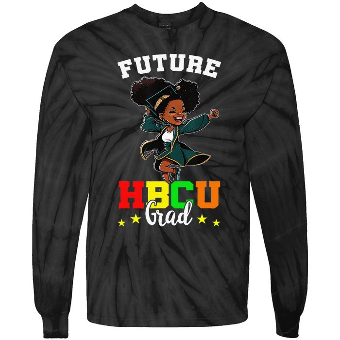 Future HBCU Grad Graduation HBCU Future College Student Tie-Dye Long Sleeve Shirt