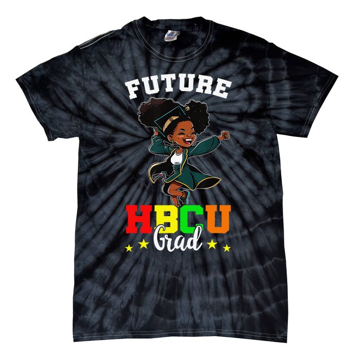 Future HBCU Grad Graduation HBCU Future College Student Tie-Dye T-Shirt