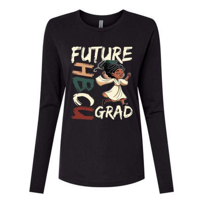 Future HBCU Grad History Black College  Womens Cotton Relaxed Long Sleeve T-Shirt