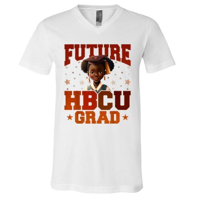 Future HBCU Grad History Black College V-Neck T-Shirt