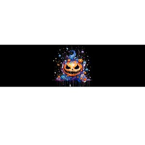 Funny Halloween Goblin Pumpkin Bumper Sticker