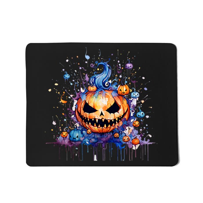 Funny Halloween Goblin Pumpkin Mousepad