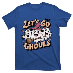 Funny Halloween Ghosts LetS Go Ghouls Cute Boo Halloween Gift T-Shirt