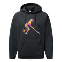 Field Hockey Girl Performance Fleece Hoodie