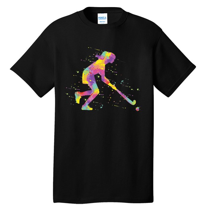 Field Hockey Girl Tall T-Shirt