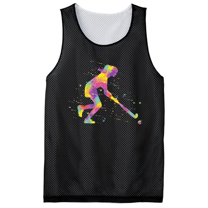 Field Hockey Girl Mesh Reversible Basketball Jersey Tank