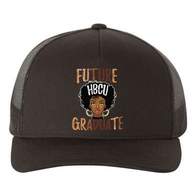 Future HBCU Grad History Black College  Melanin Yupoong Adult 5-Panel Trucker Hat