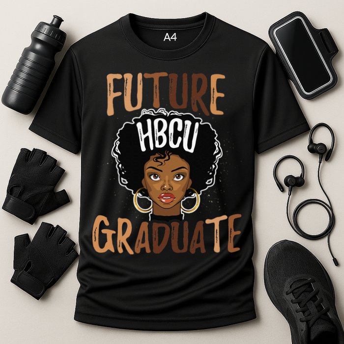 Future HBCU Grad History Black College  Melanin Cooling Performance Crew T-Shirt