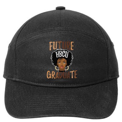 Future HBCU Grad History Black College  Melanin 7-Panel Snapback Hat