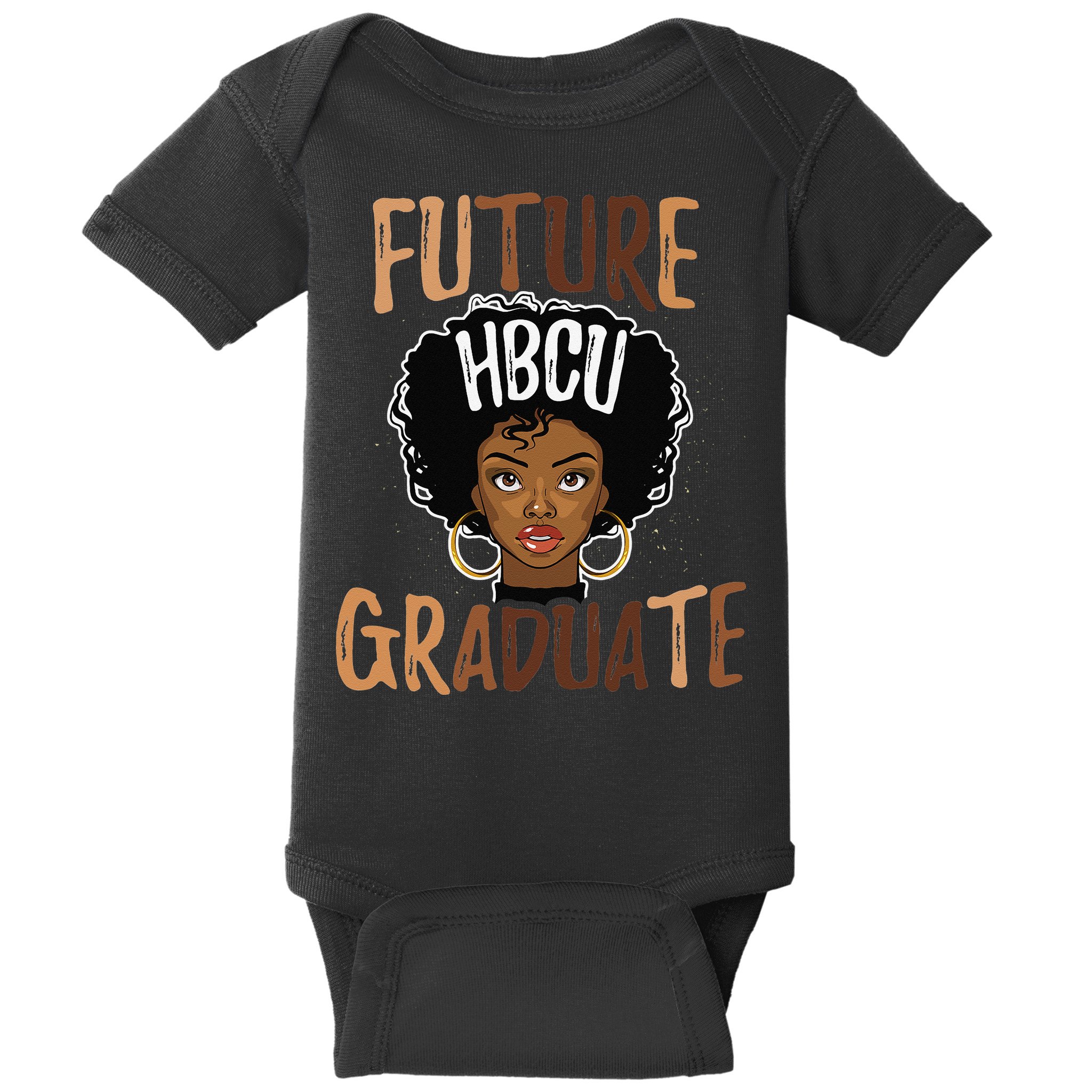 Future HBCU Grad History Black College  Melanin Baby Bodysuit