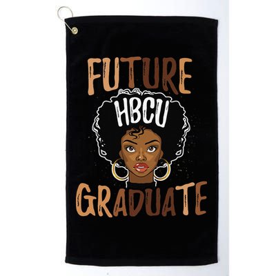 Future HBCU Grad History Black College  Melanin Golf Towel