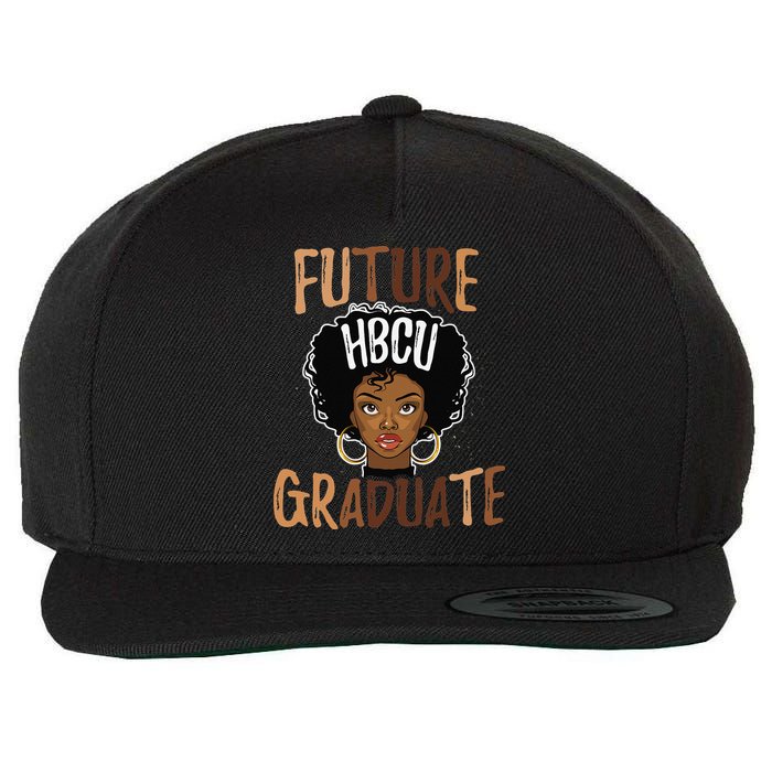Future HBCU Grad History Black College  Melanin Wool Snapback Cap