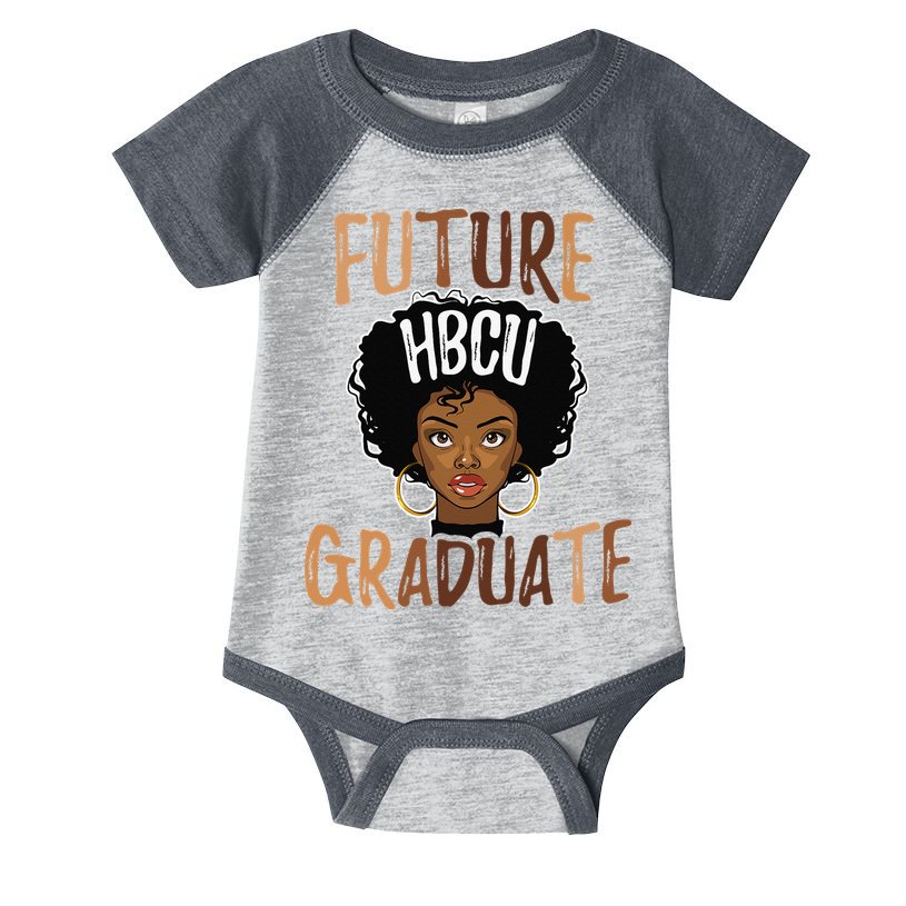 Future HBCU Grad History Black College  Melanin Infant Baby Jersey Bodysuit